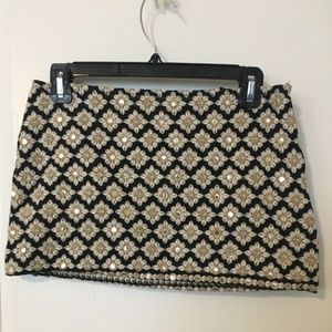 unique, mini skirt, bohemian, size s